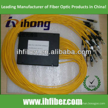 1 * 32 PLC Fibra Oprical Splitter Tipo de caja de ABS con FC conectores fabricante con alta calidad